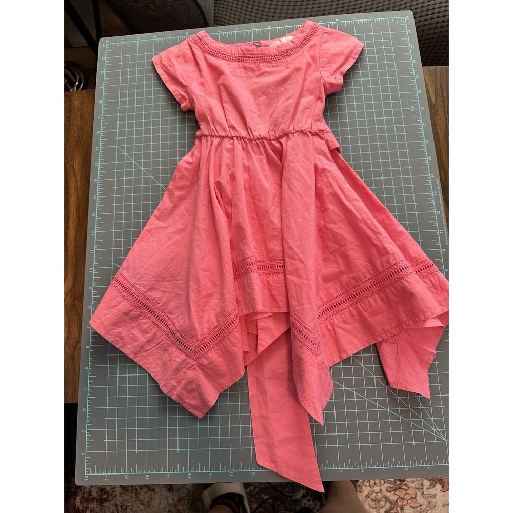 Mila & Emma Toddler Girl's Pink Dress with Bow in Back 18mo